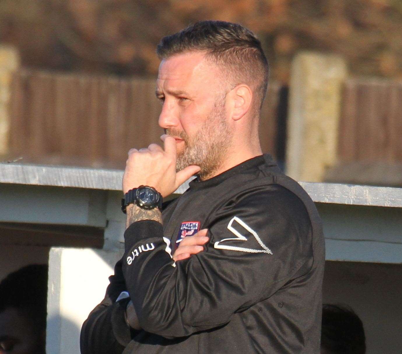 Margate manager Jay Saunders Picture: Don Walker