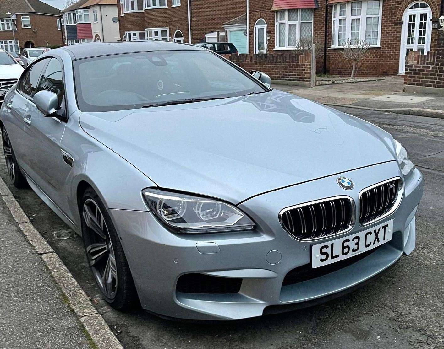 Sheppey resident Frankie Wright's BMW M6 which left the M2 near Rochester