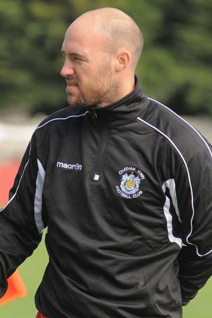 Chatham Town manager Kevin Watson Picture: Steve Crispe