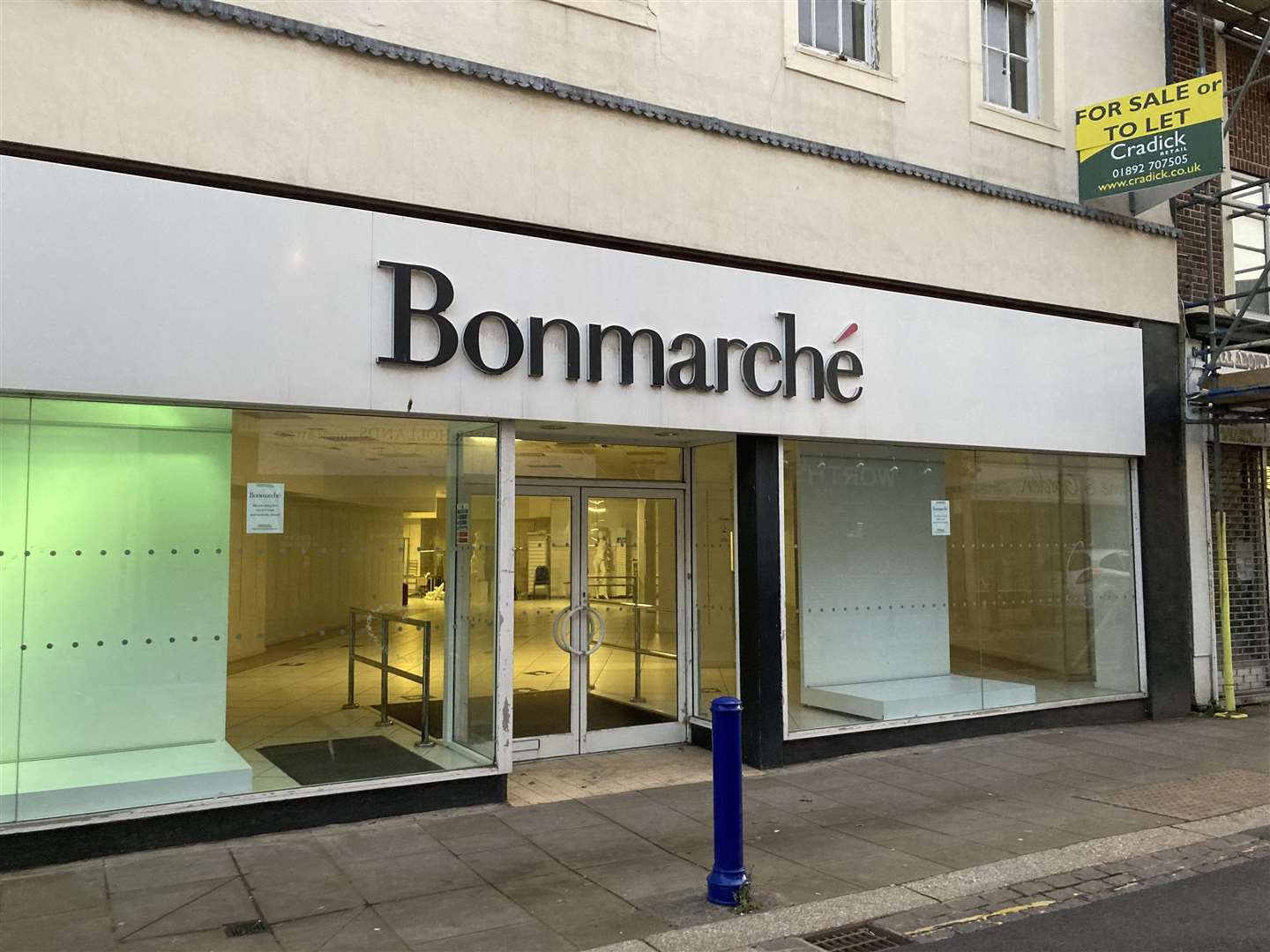 New owners want to convert the upper floors of the empty Bonmarche shop in Sheerness High Street into self-contained flats