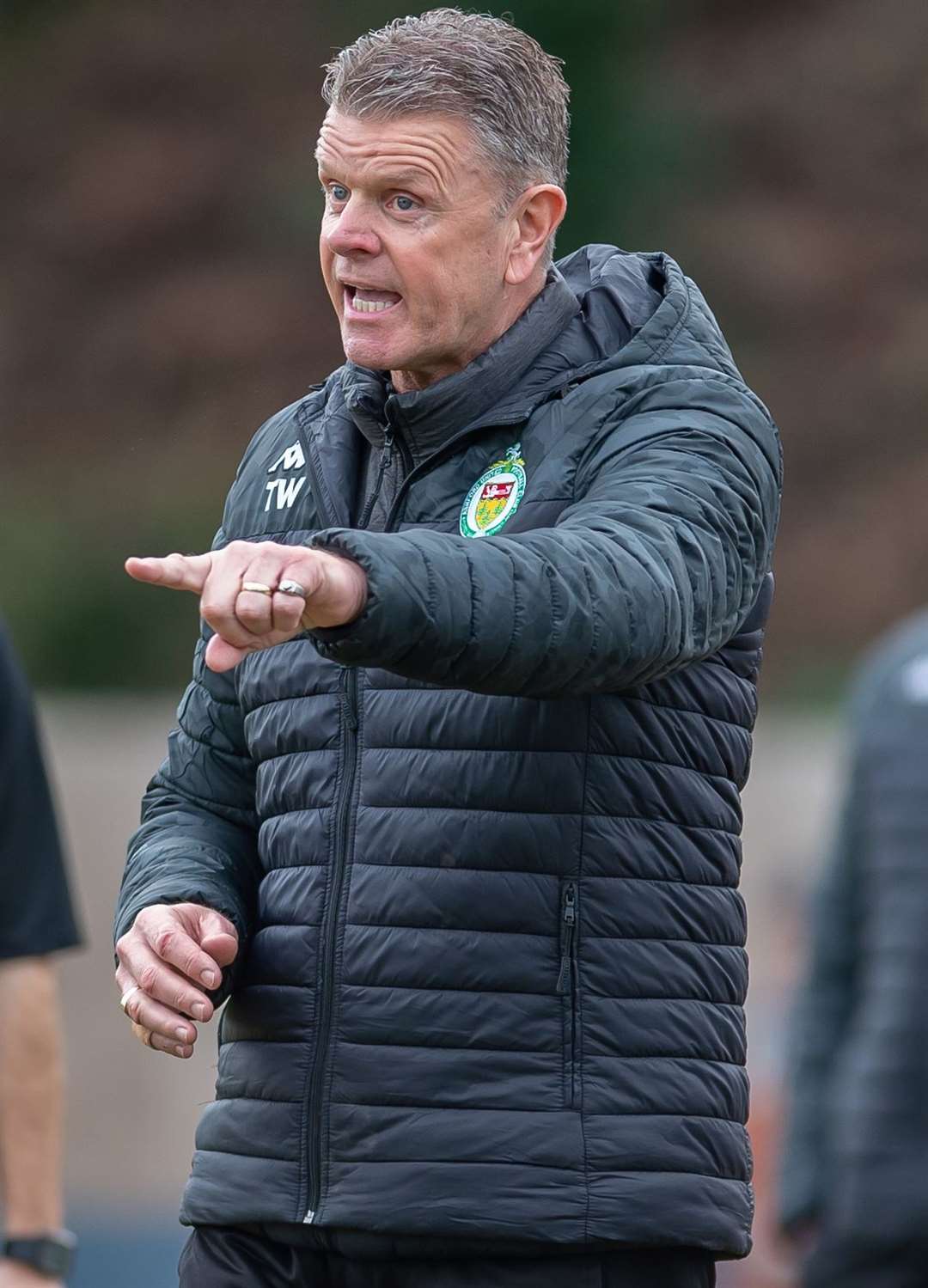 Ashford United manager Tommy Warrilow. Picture: Ian Scammell