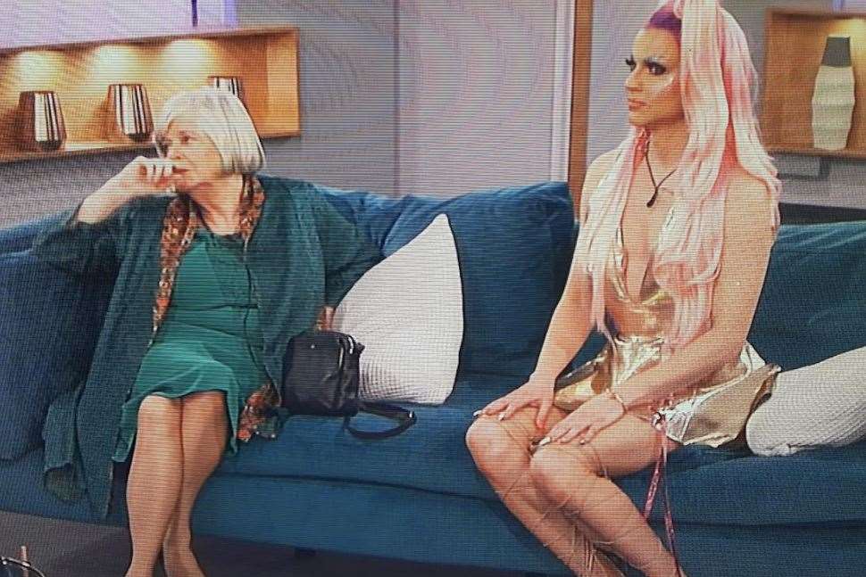Ann Widdecombe and Courtney Act.