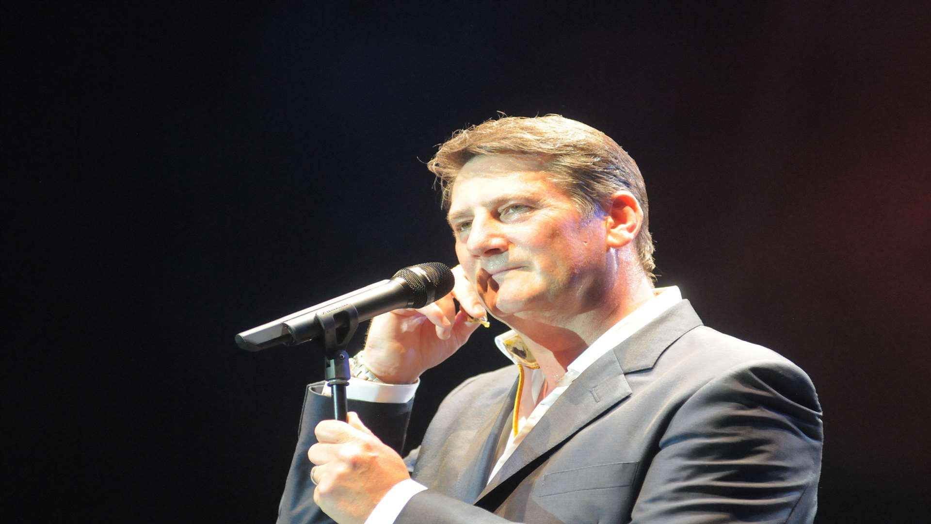 Tony Hadley performed at last year's ladies' lunch