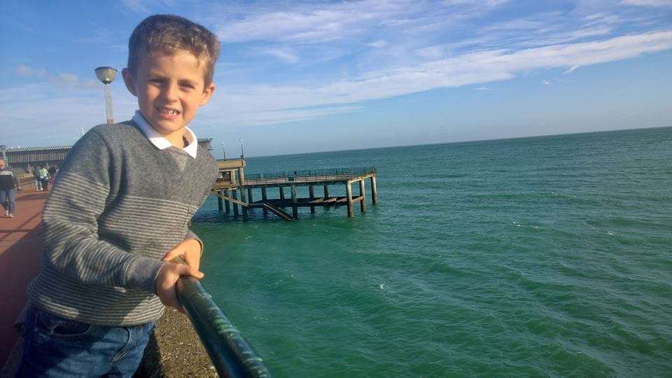 Matthew Friend sent a message in a bottle out to sea off Deal Pier