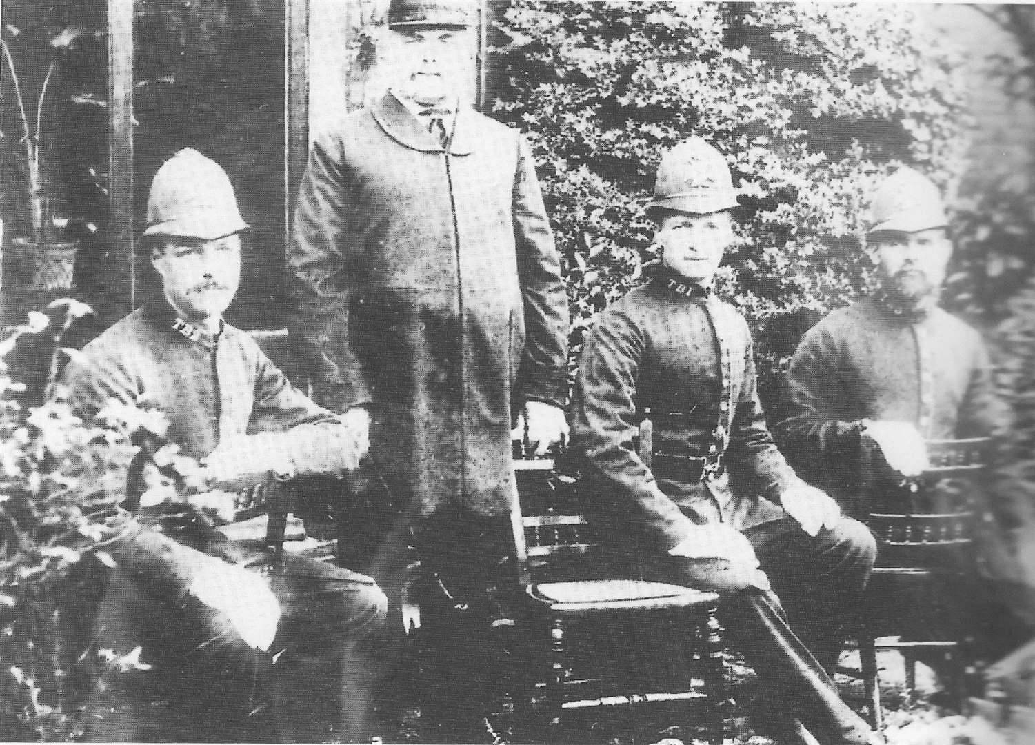 Officers from Tenterden Police Station in the 1880s. Picture: Christine Hickmott-Arnold