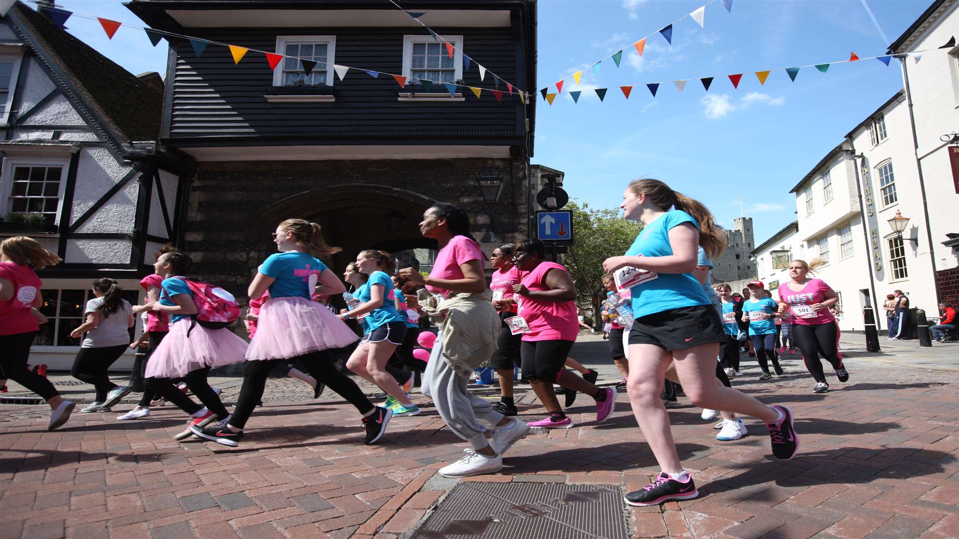 Runners in Rochester earlier this year