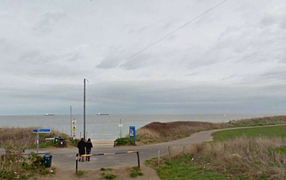 The incident happened at the car park area of Botany Bay in Broadstairs. Picture: Google