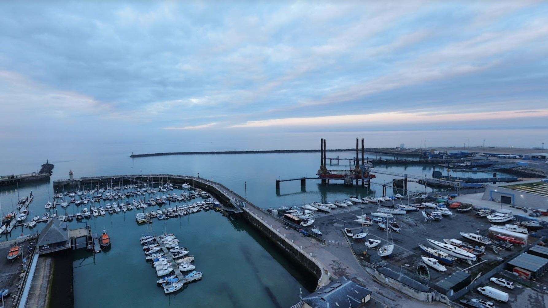 Ramsgate Port could open to commercial operations. Picture: Google
