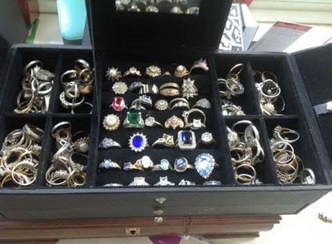 The jewellery which was stolen, picture Christine Hubbard.