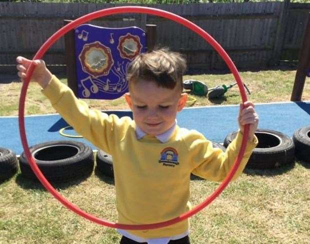 Harrison had the best day back at Queenborough nursery
