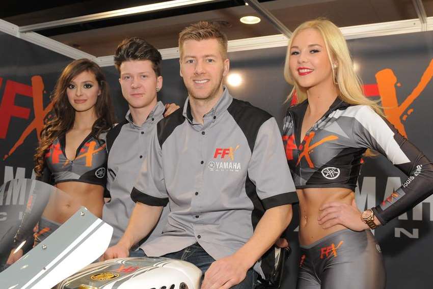 Andy Reid and Ian Hutchinson at the FFX launch Picture: Steve Crispe