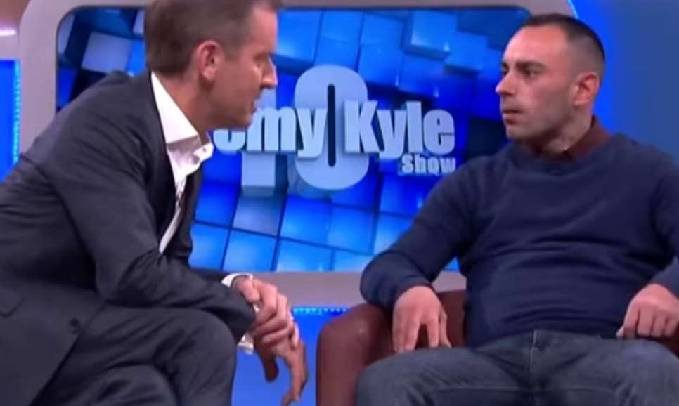 Darren Luck with Jeremy Kyle on his show
