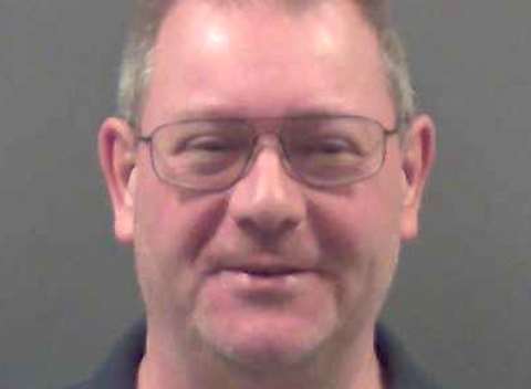 Smirking Shaun Sharp has been jailed for life after abusing children. Pic: Dorset Police
