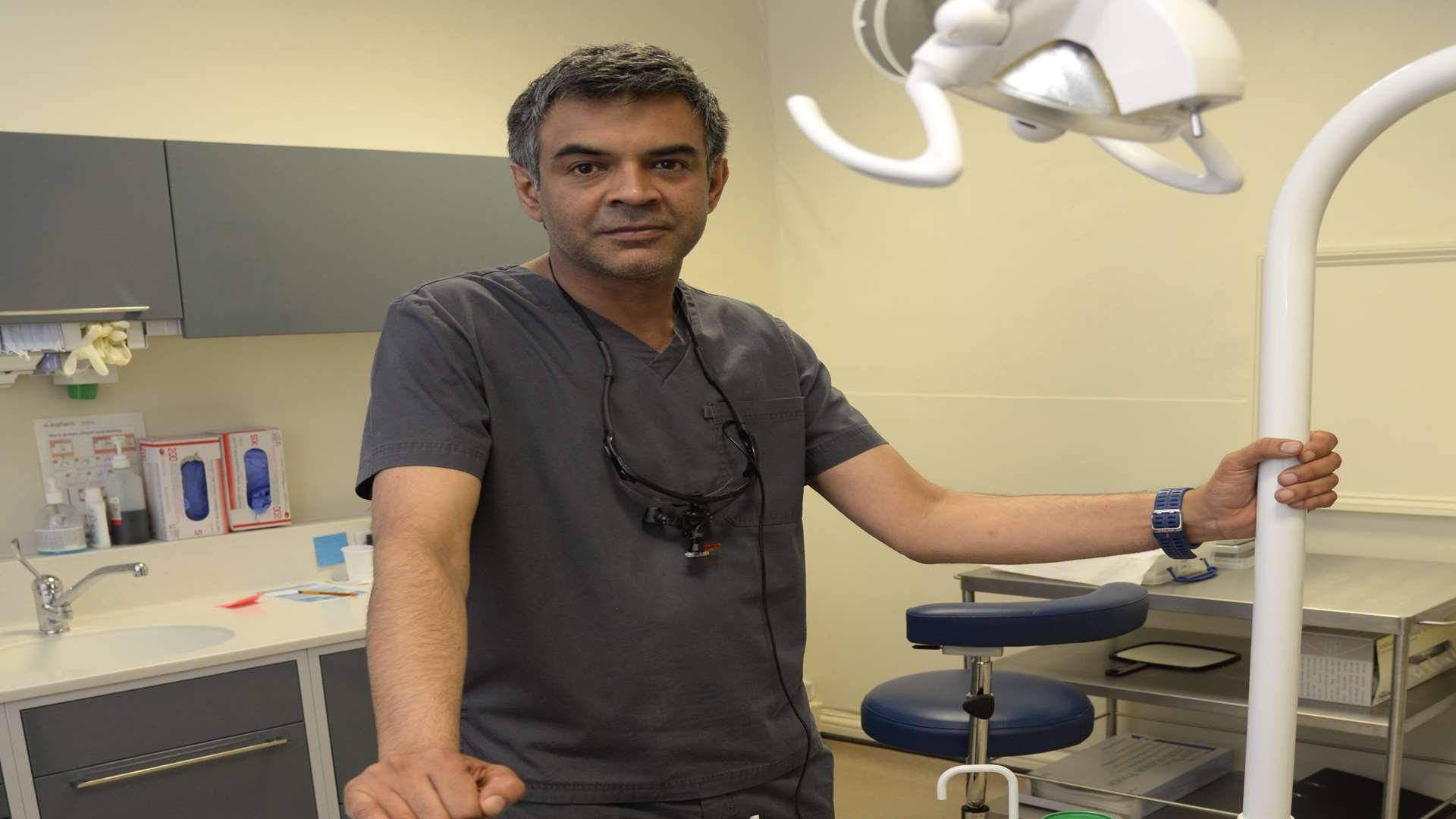 Dr Nadim Sadfar of the Bradley & Partners Dental Practice in St Peters Lane, Canterbury