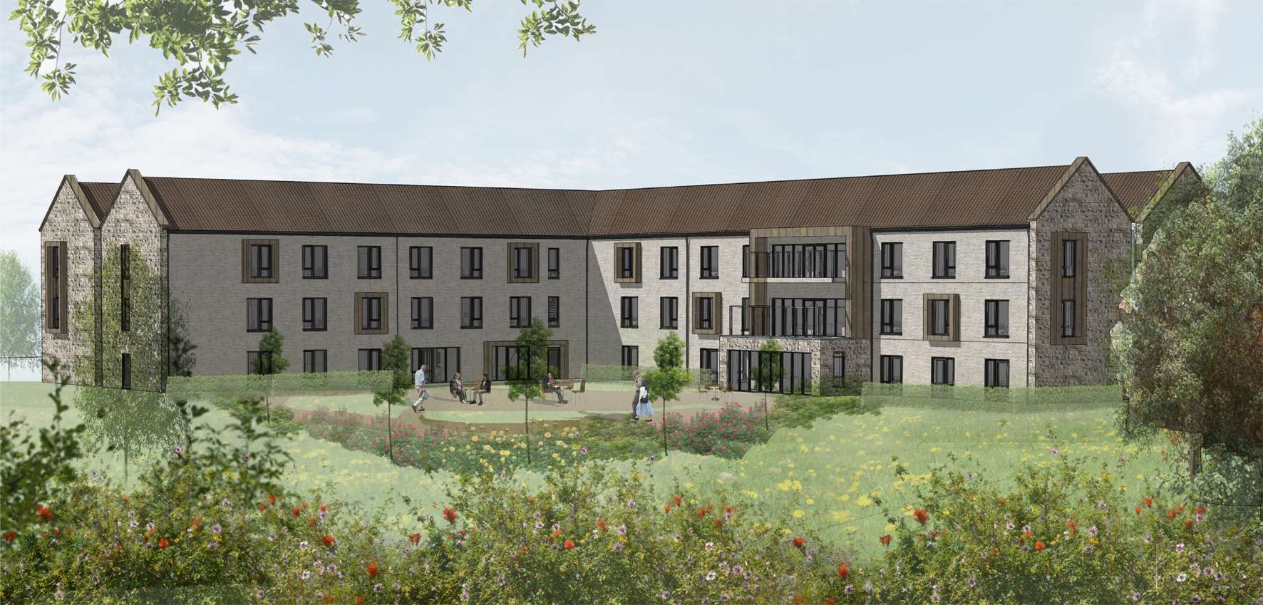 An artist's impression of the finished care home
