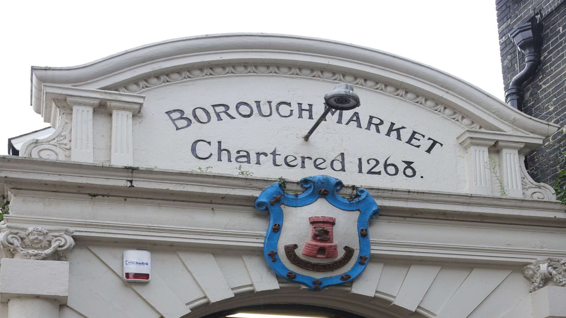 The historic entrance to Gravesend Borough Market