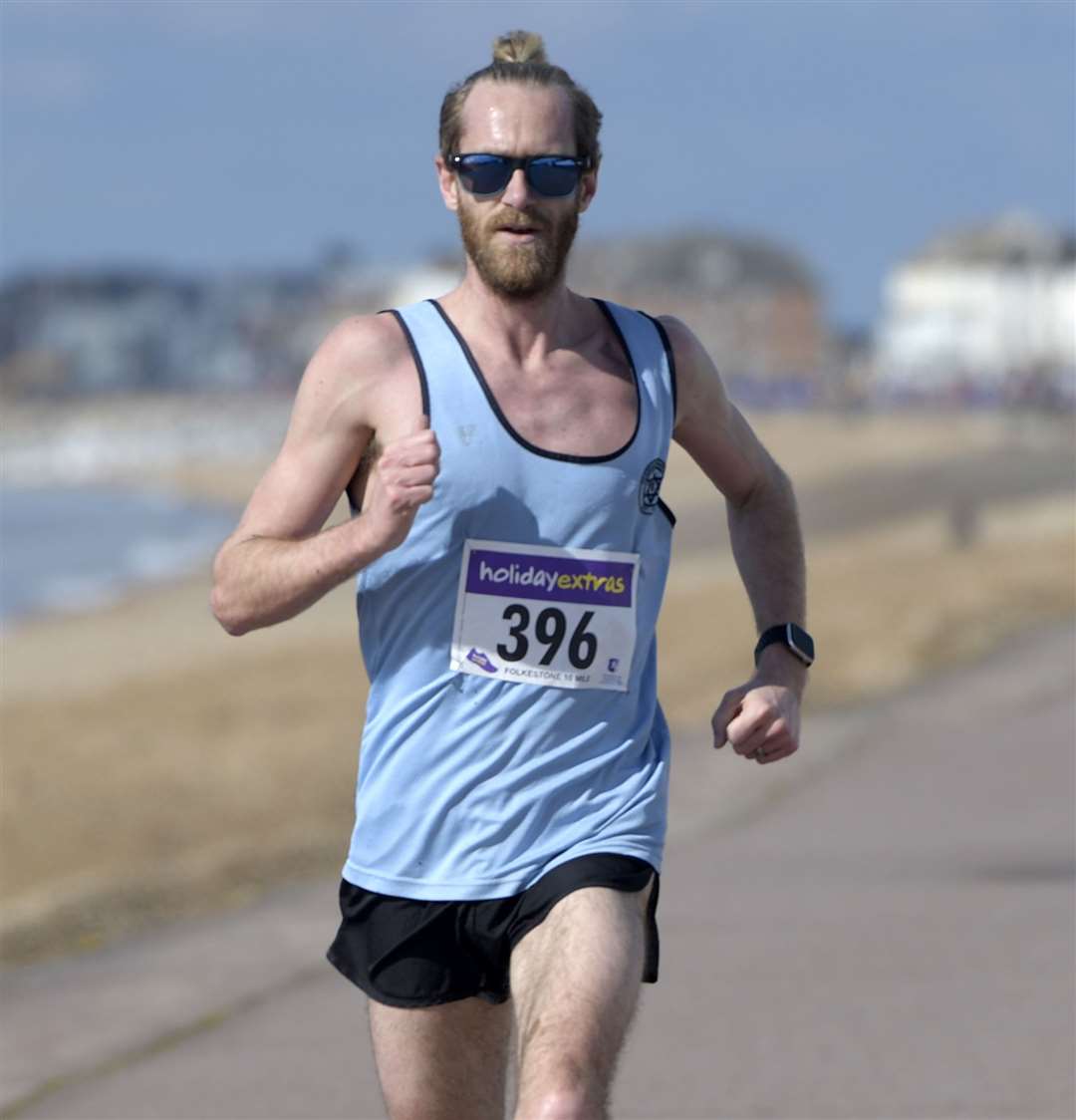 Men's winner this year was Dean Lacy of Cambridge Harriers. Picture: Barry Goodwin