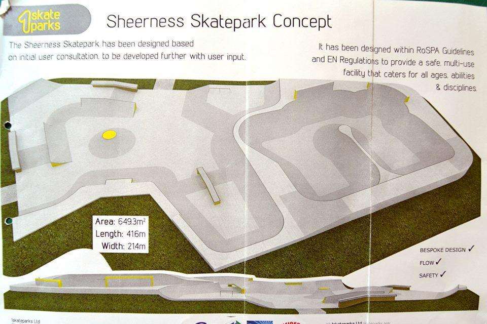 1st Skate Park's design