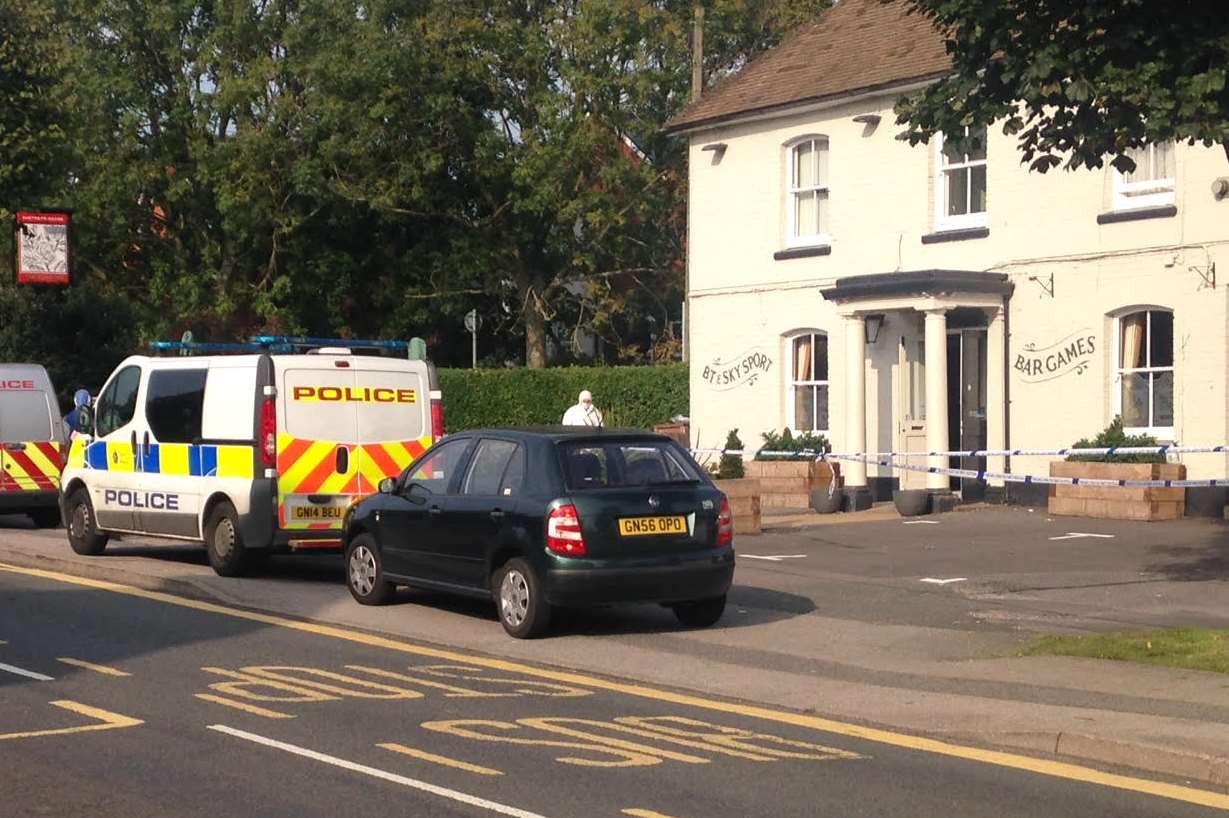 Forensic teams are at the scene of a stabbing in Kennington