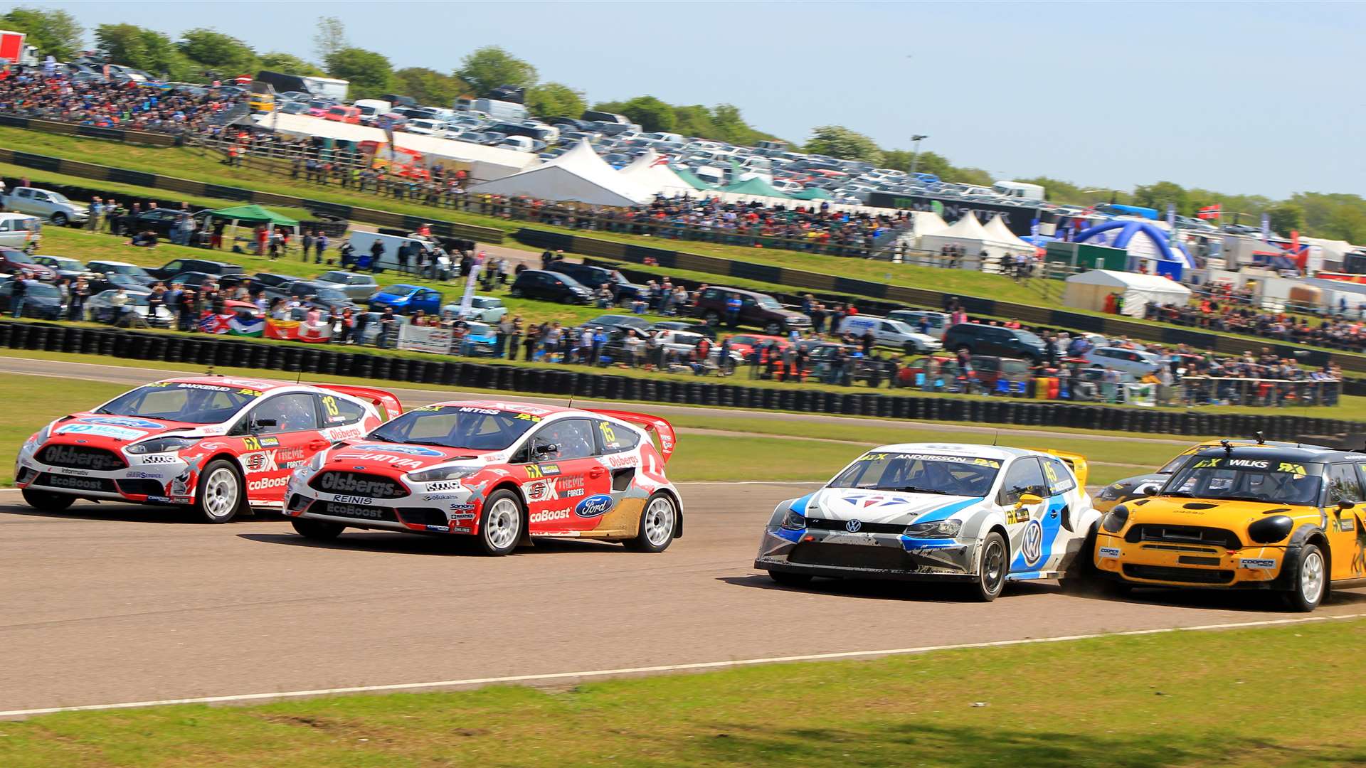 The FIA World Rallycross Championship returns to Kent this weekend. Picture: Joe Wright