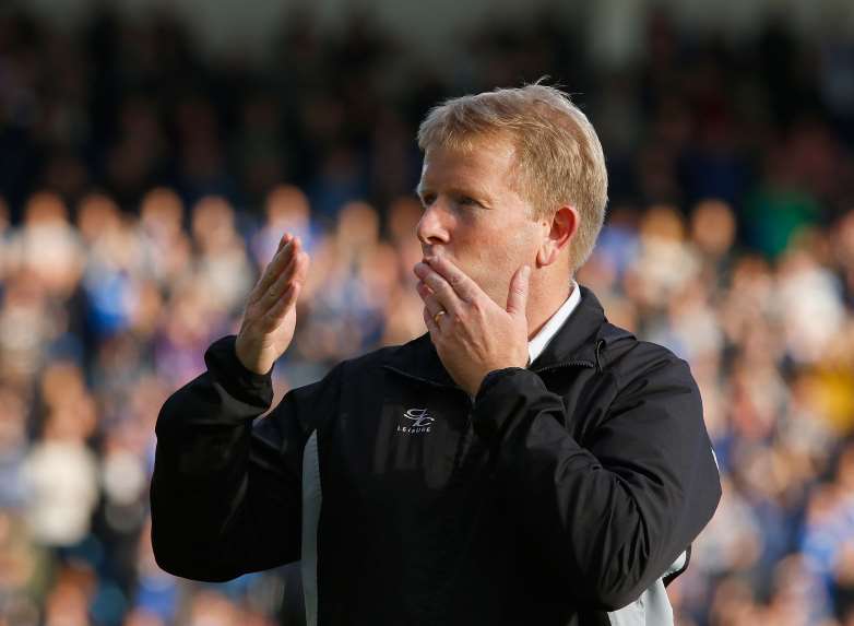 Gills boss Ady Pennock at the end of last Saturday's game Picture: Andy Jones