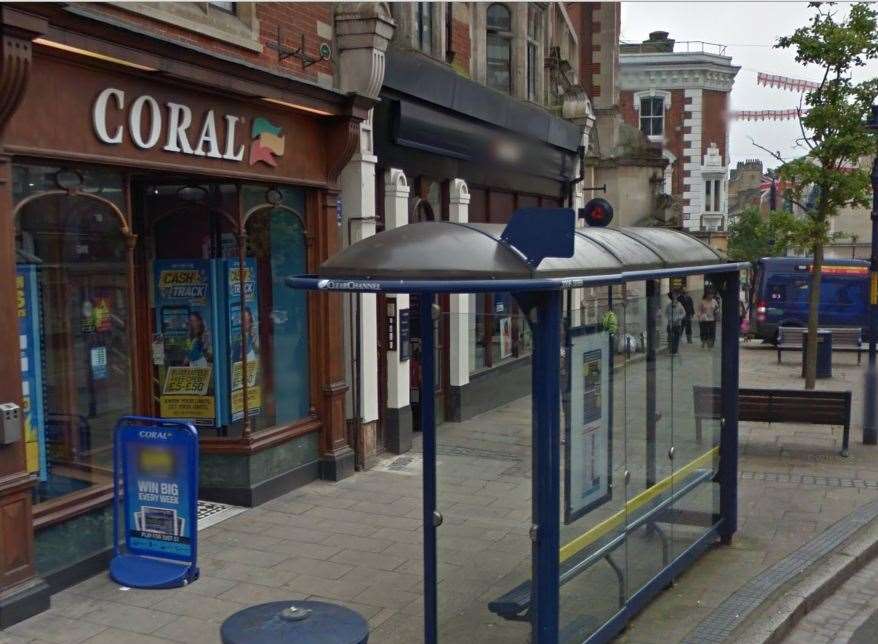 The incident happened in King Street, Gravesend. Picture: Google.