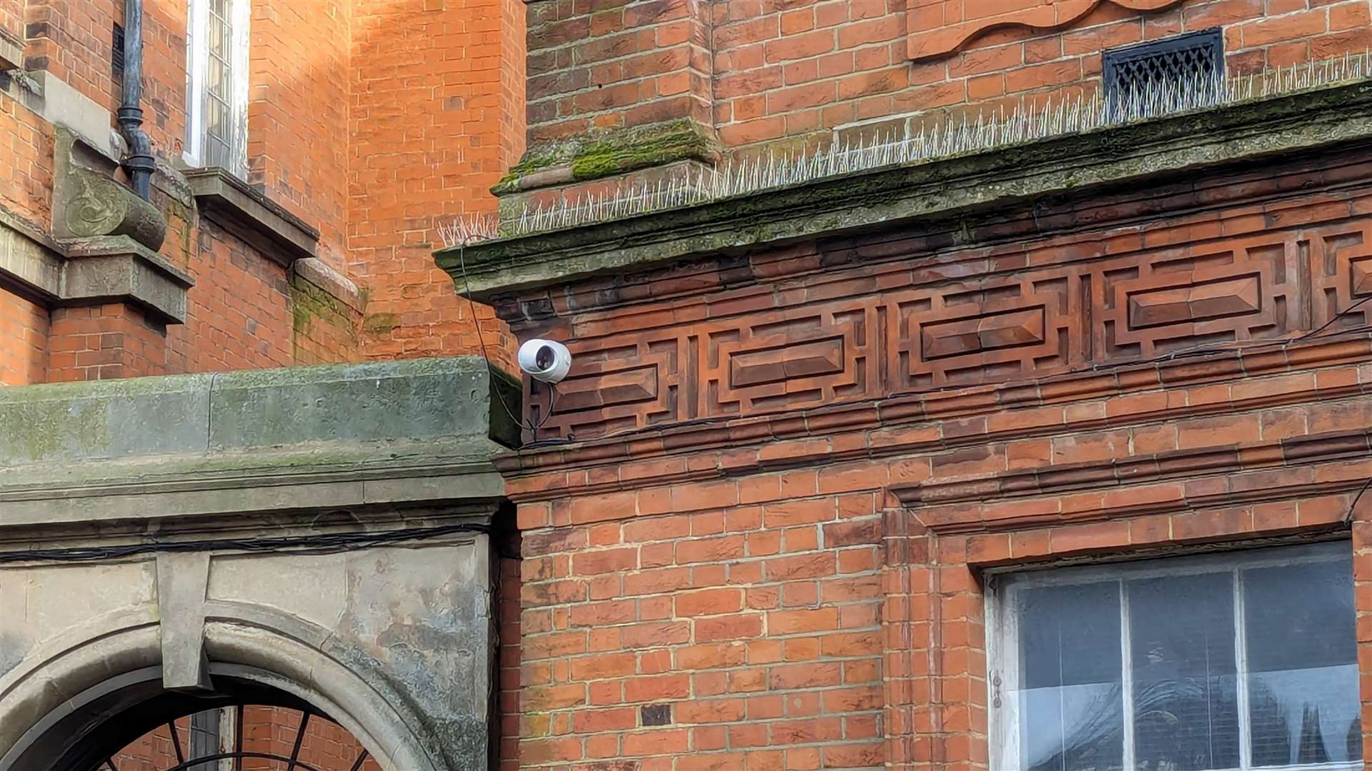 KCC installed six white CCTV cameras on the Grade II-listed building without obtaining listed building consent