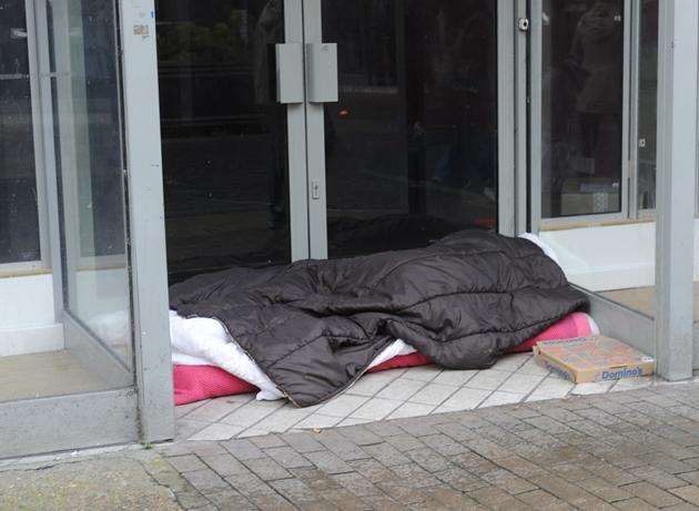 Figures show a leap in rough sleeper numbers. Archive picture