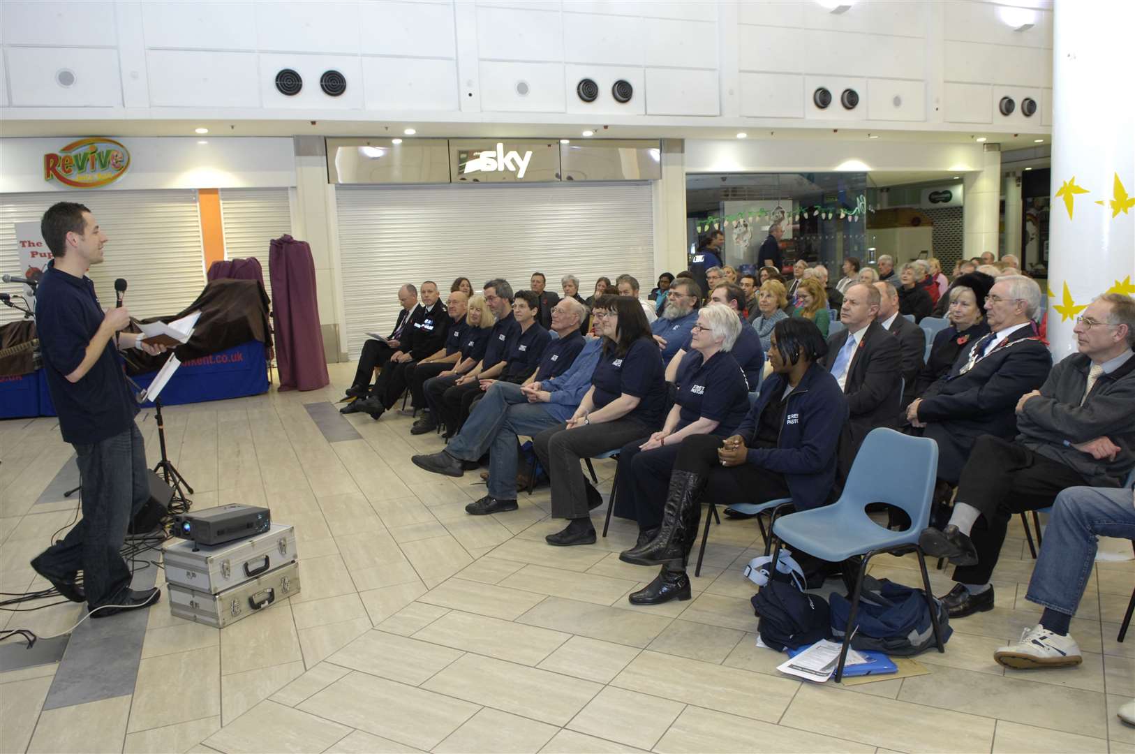 The launch of the Ashford Street Pastor scheme in 2010. Picture: Gary Browne