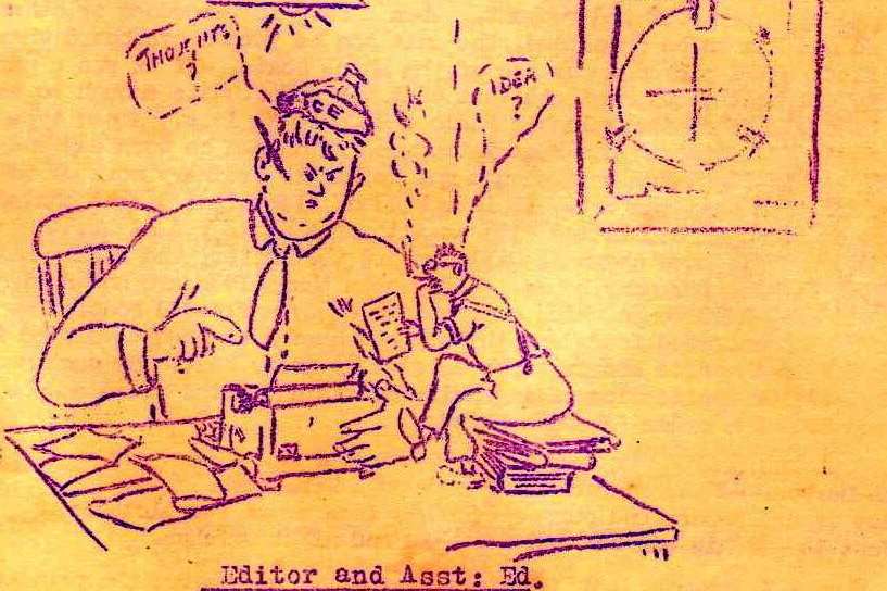 A cartoon from the sailors' Kent Messenger