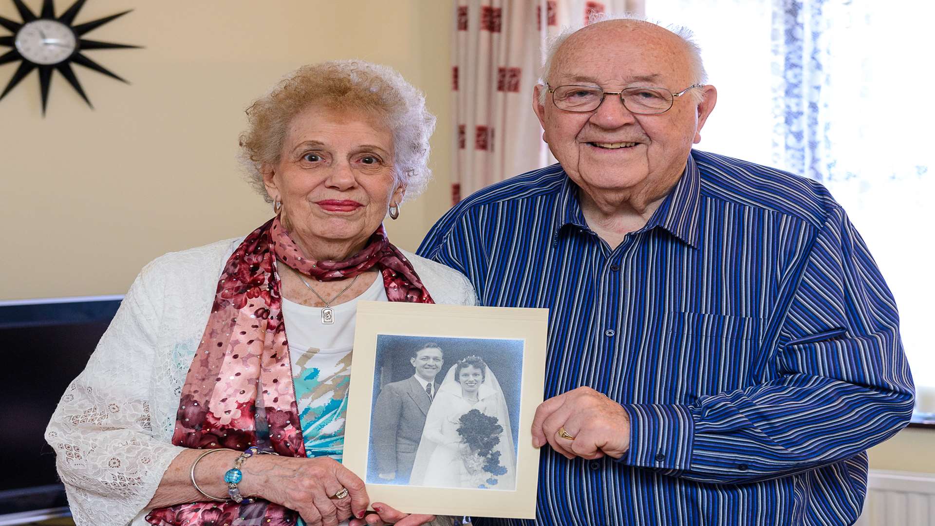 Brian and Bett Hillyer who are celebrating their 60th Wedding Anniversary today (Thursday March 31)