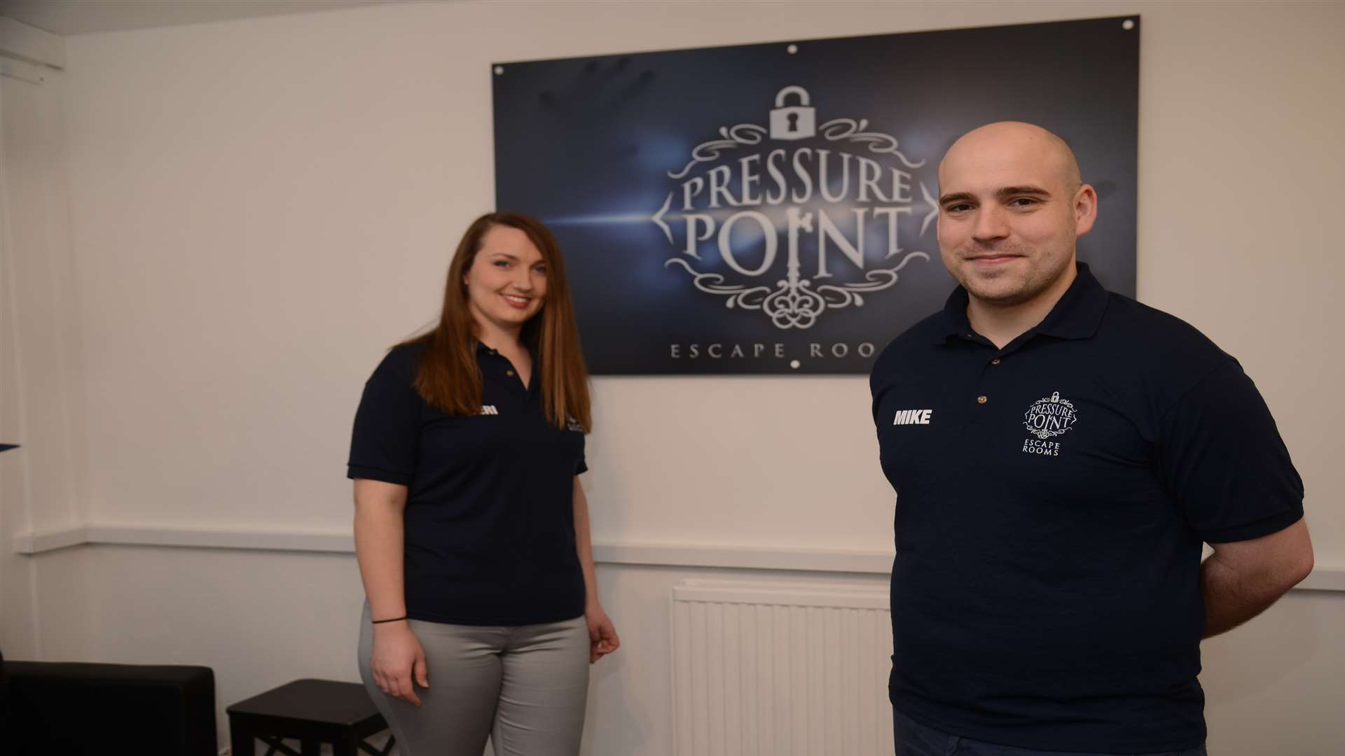 Keri Millar and Mike Inglis have opened the Pressure Point Escape Rooms