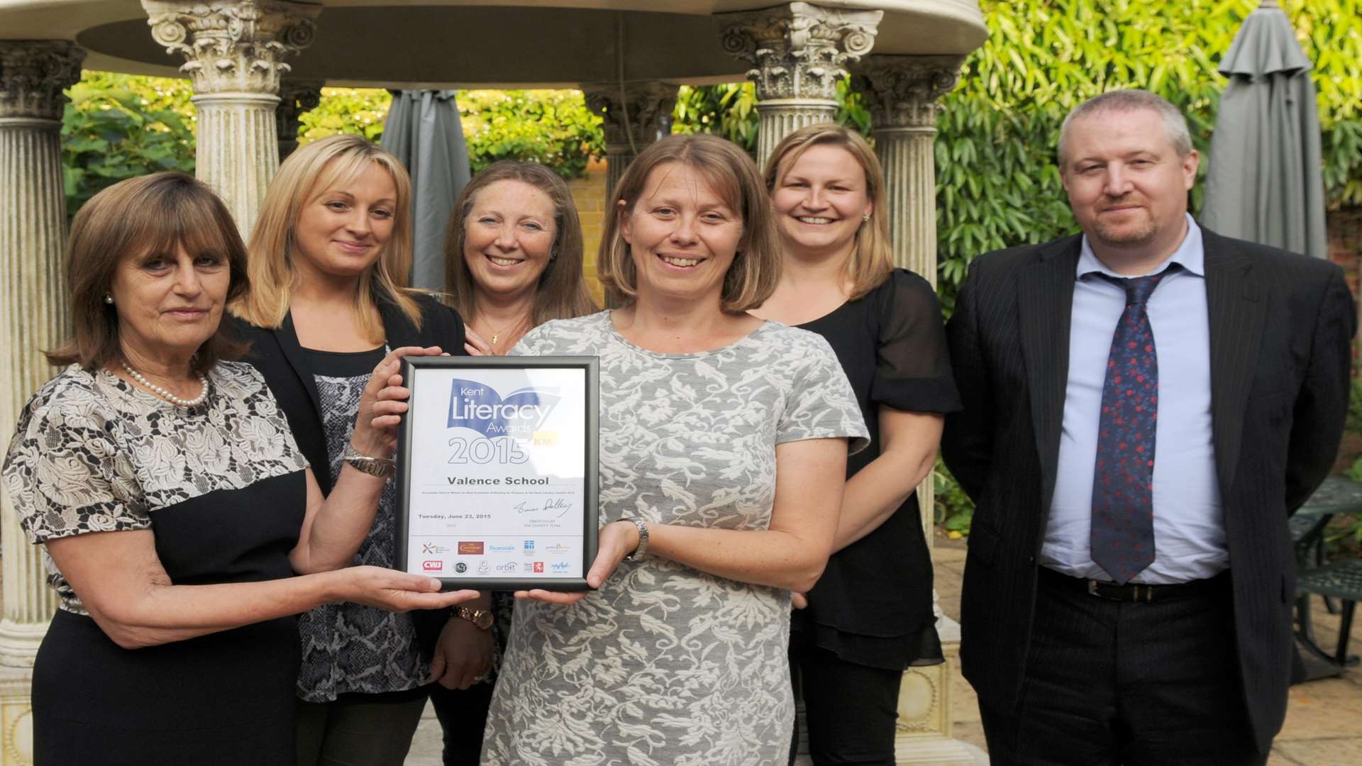 Valence School won the Sevenoaks award for Best Promotion of Reading for Pleasure at the Kent Literacy Awards 2015.