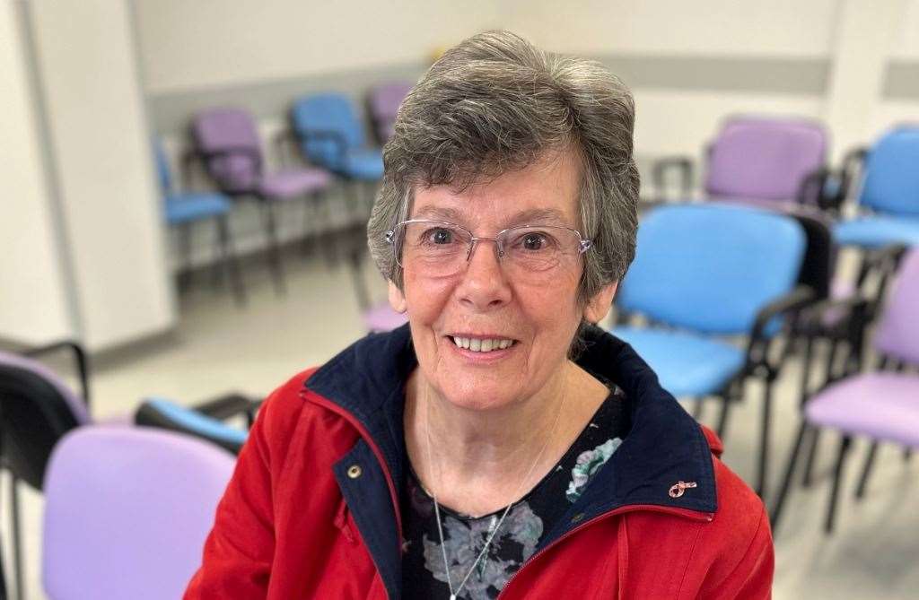 Valerie Bignall was one of the first patients to attend, Picture: Kent Community Health NHS Foundation Trust