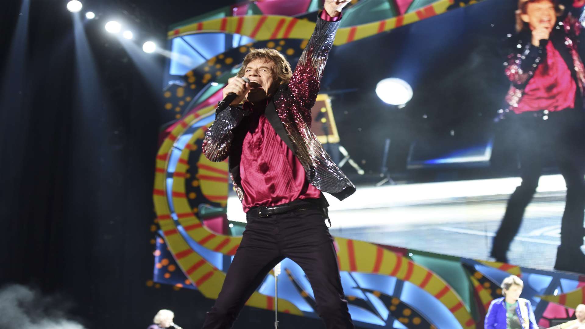 Mick Jagger live on stage