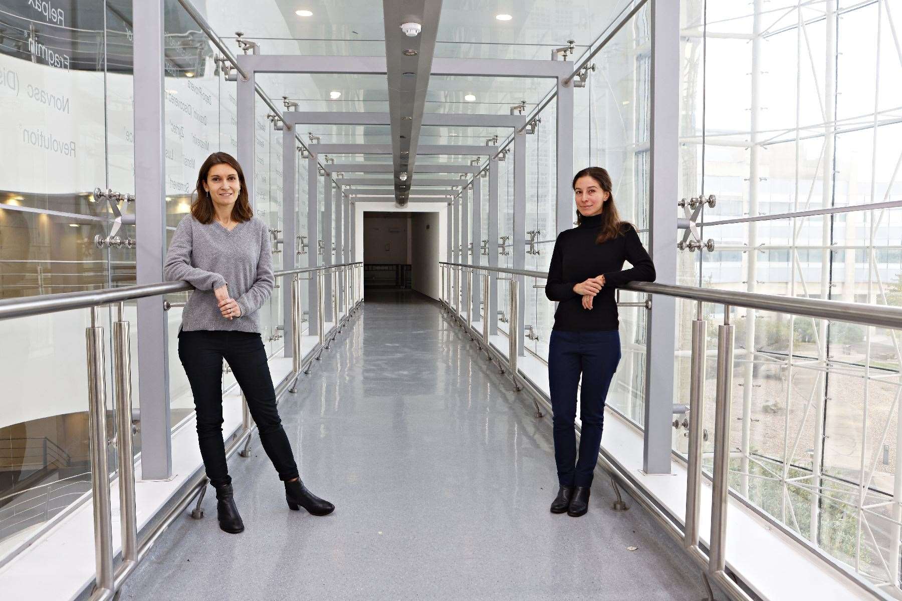 Michela Mazzon, left, and Chiara Mencarelli - joint MDs of Virology Research Services
