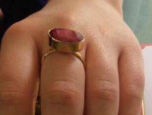 The ruby ring that went missing