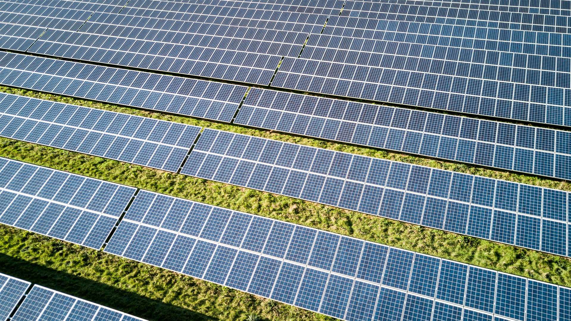 Solar panels will cover more than 180 acres of farmland near Marden. Stock image