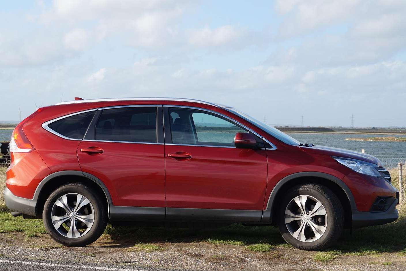 Honda's designers have cleverly disguised the size of the CR-V