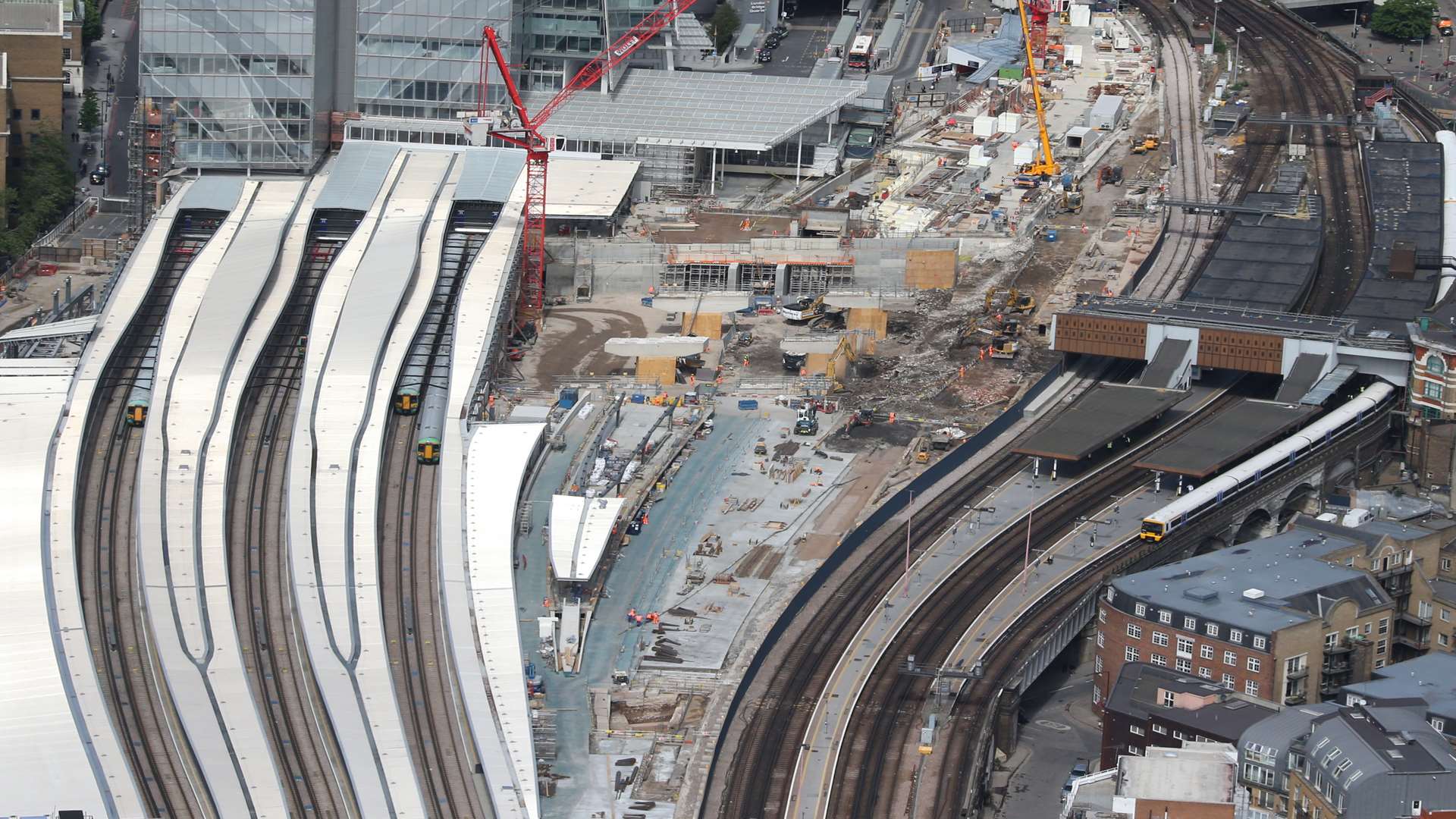 The station is currently undergoing a major redevelopment. Pic: Network Rail