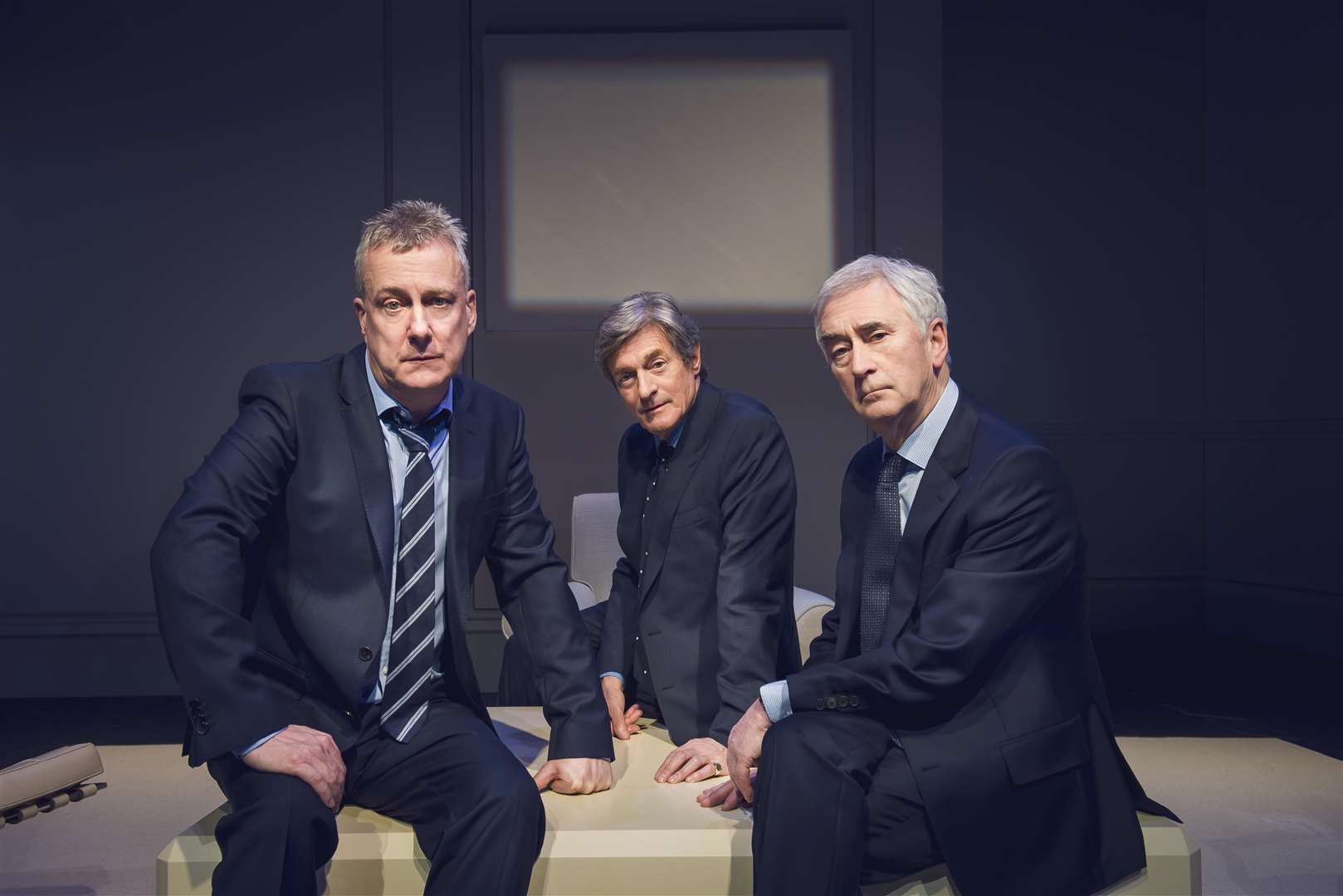 ART at the Marlowe Theatre, wth Stephen Tompkinson, Nigel Havers and Denis Lawson (2446300)