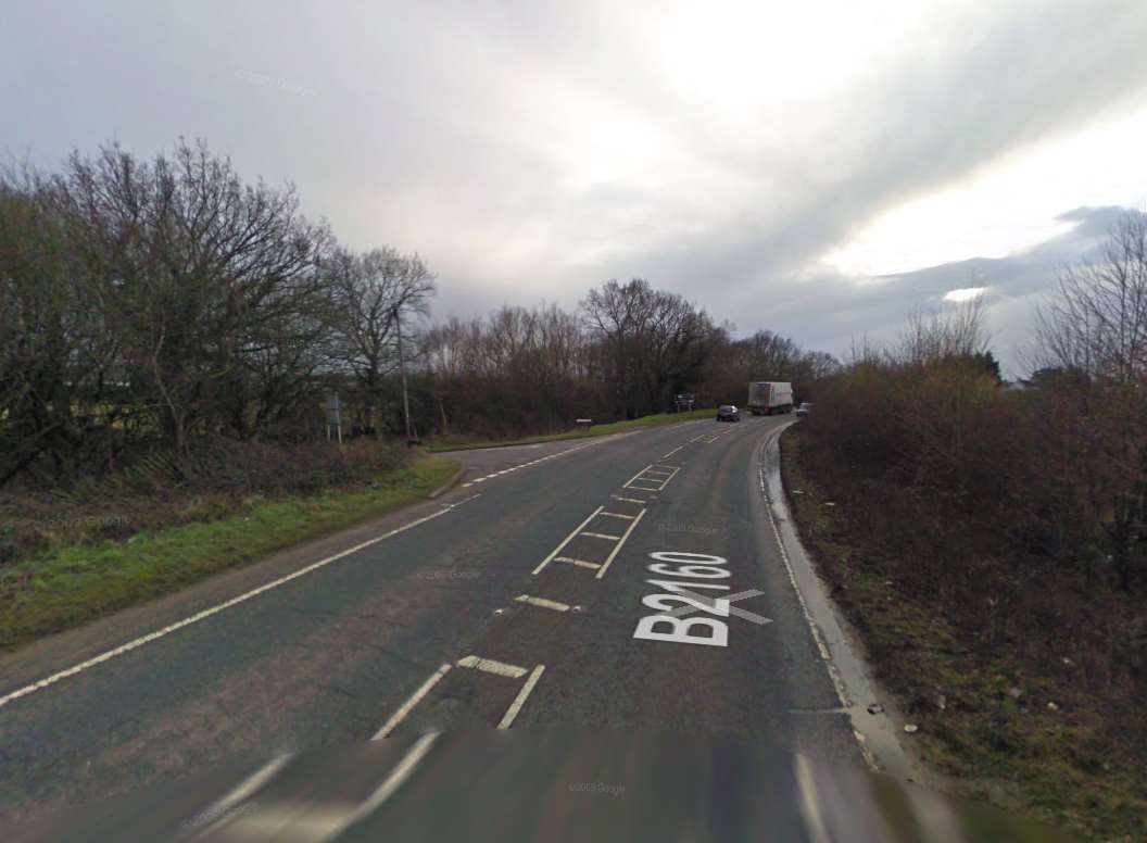 The accident reportedly happened near the Yalding turn-off. Picture: Google