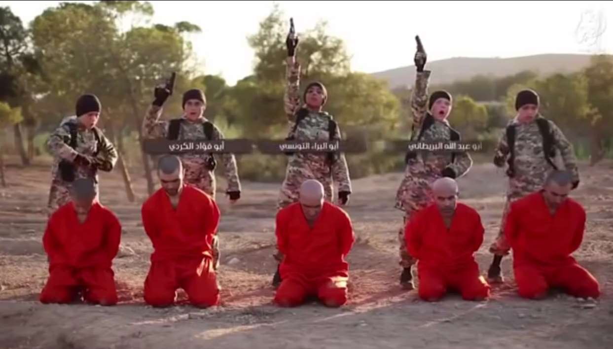 Chatham terrorist Sally Jones' son Joe is believed to be one of five children filmed executing Kurdish prisoners in an Isis propaganda video