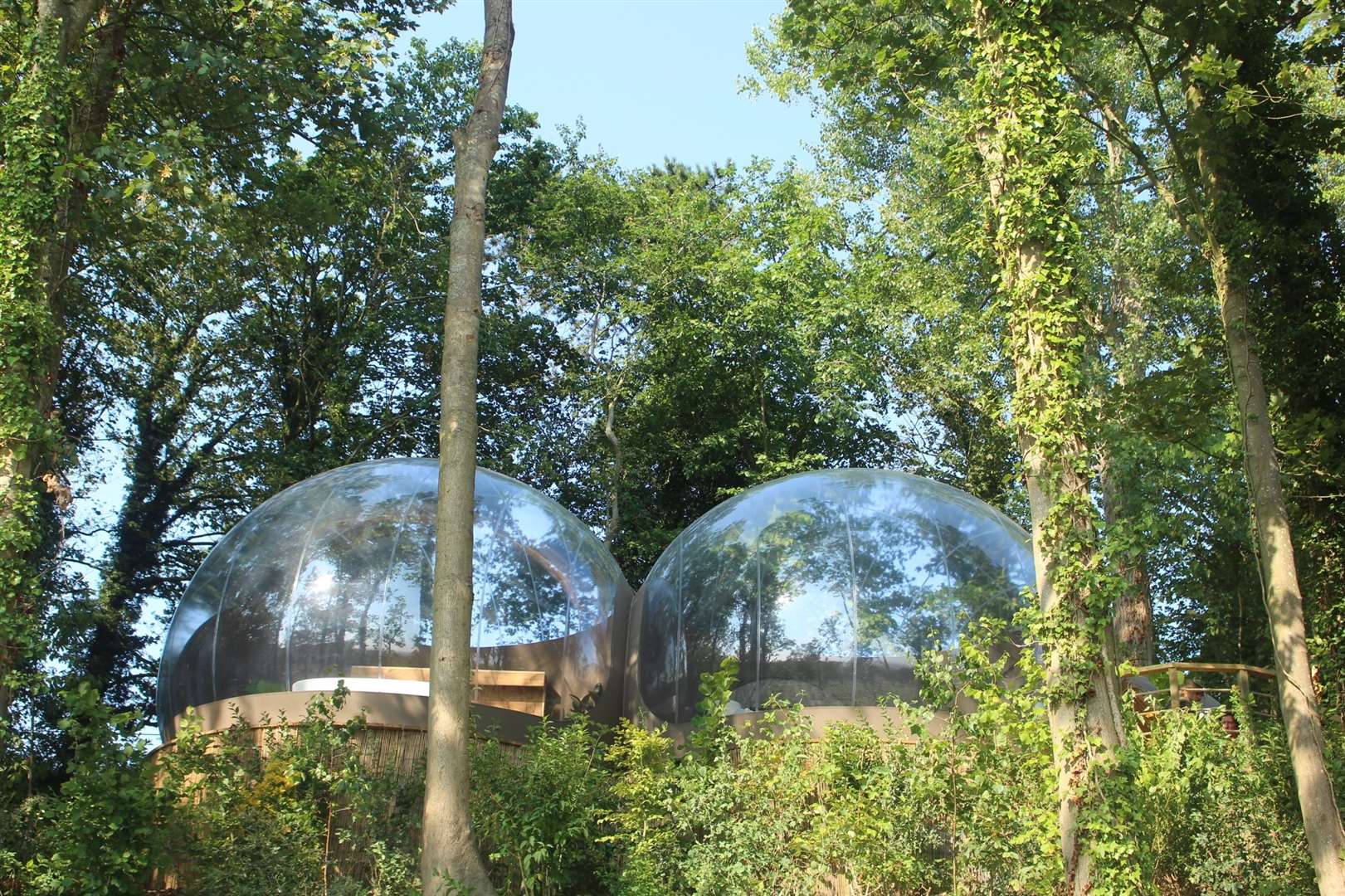 The Bubble retreat at Port Lympne