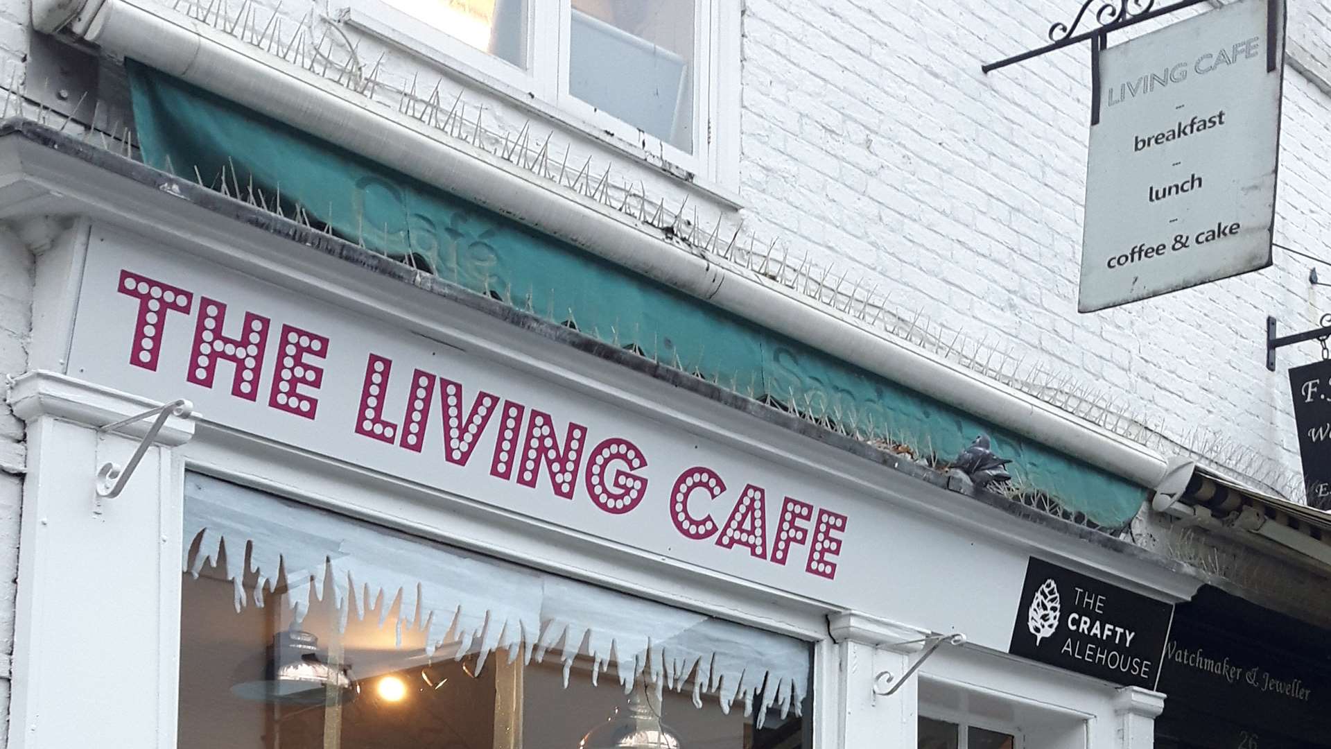 The Living Cafe in Maidstone's Earl Street
