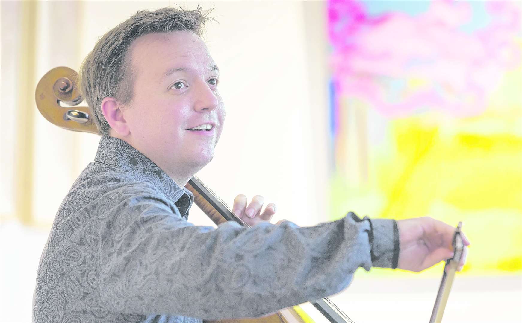 Cellist Richard Harwood will return to Music@Malling. Picture: Martin Apps