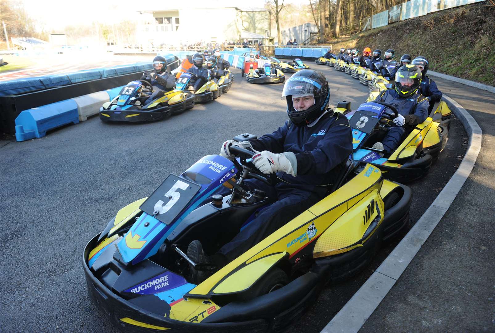 Hire karting is popular at Buckmore, but the pandemic has hit the circuit's finances. Picture: Steve Crispe