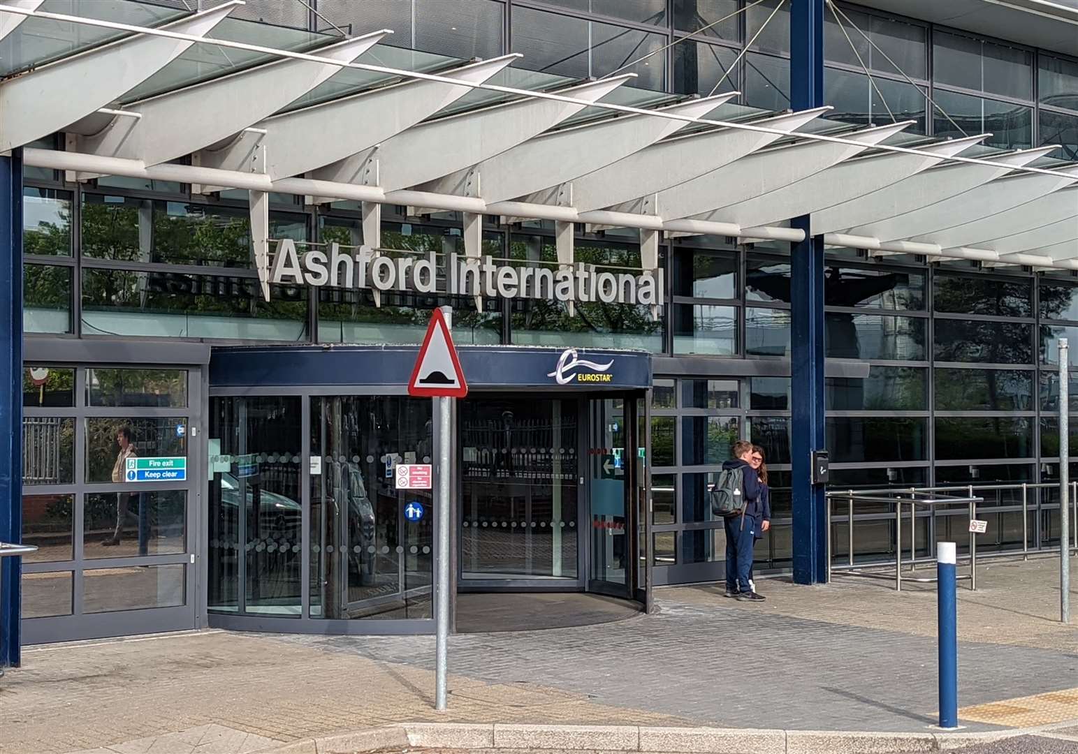 The entrance to Ashford International on Avenue Jacques Faucheux