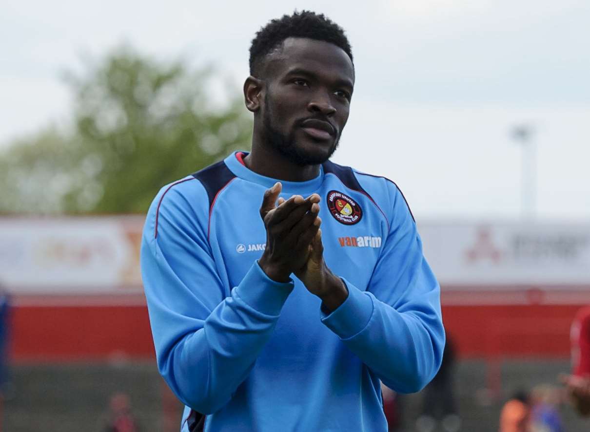Anthony Cook has scored 12 goals for Ebbsfleet this season Picture: Andy Payton