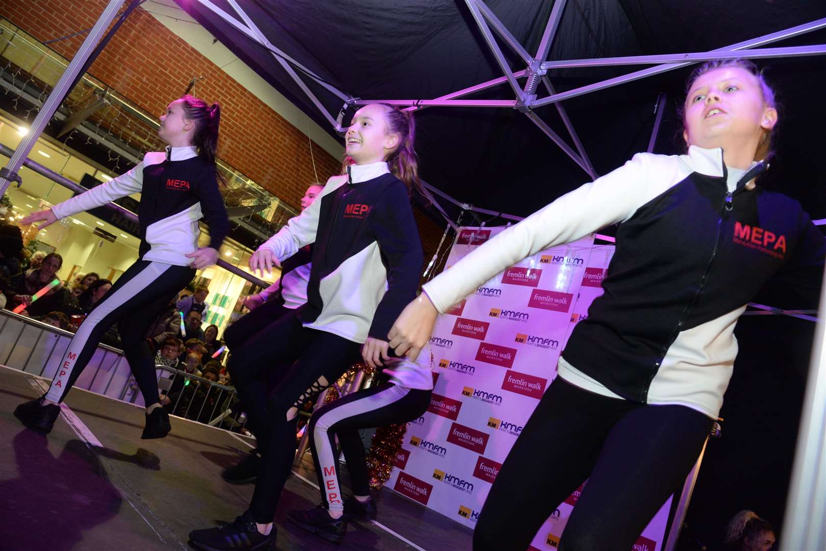 The Mandy Ellen Dancers at last year's Christmas lights switch-on in Fremlin Walk